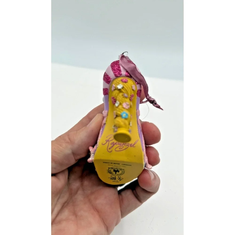Disney Parks Princess Rapunzel Shoe Ornament Heel Runway Holiday